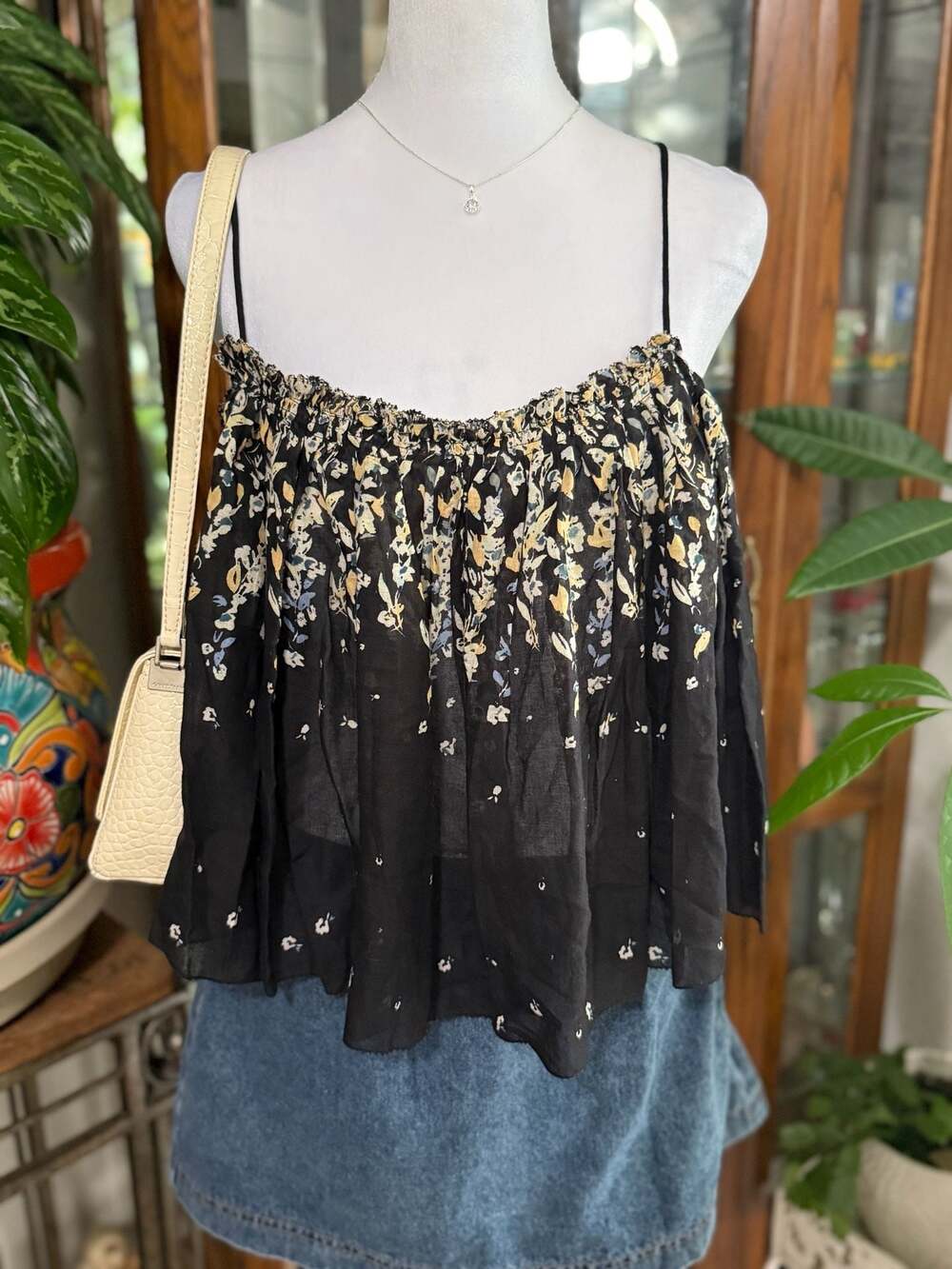 Intimately Free People Floral Camisole Tank Top